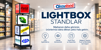 Lightbox Stand Nedir? Işıklı Teşhir Sistemlerinin Avantajları